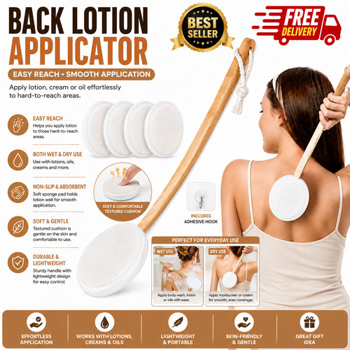7pcs back cream applicator - back,