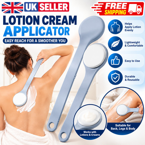 Long handle lotion - long, applicator