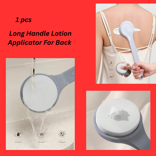 Long handle lotion applicator - long,