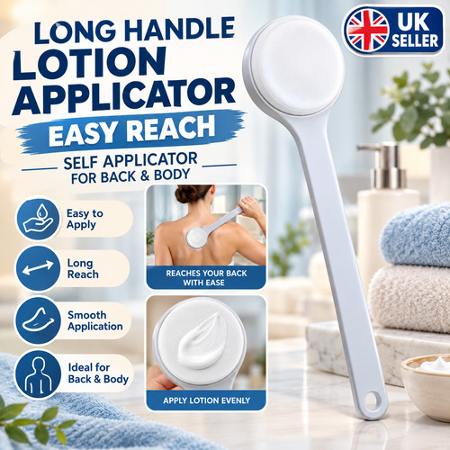 Long handle lotion applicator - long,