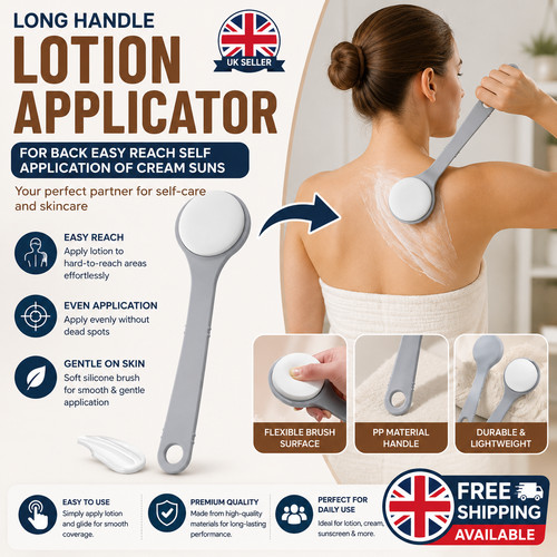 Long handle lotion applicator - long,