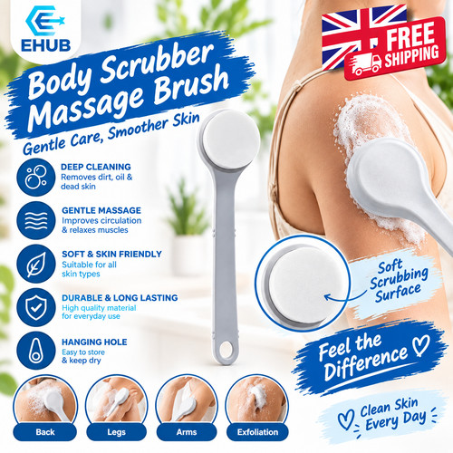 Long handle lotion applicator - long,